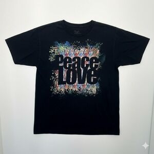 Hard Rock Cafe Ringo Starr Peace Love T-Shirt Black L